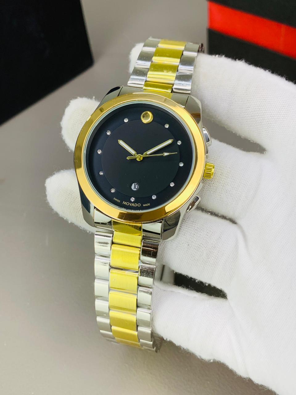 Movado Midnight & Gold Edition Mens Watch