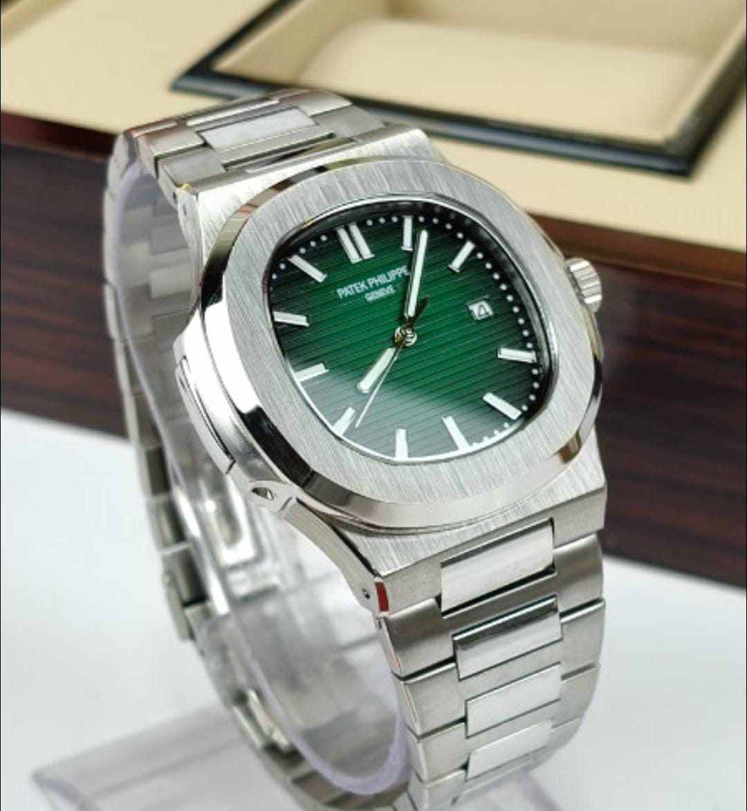 Patek Philippe Nautilus Steel Green Watch